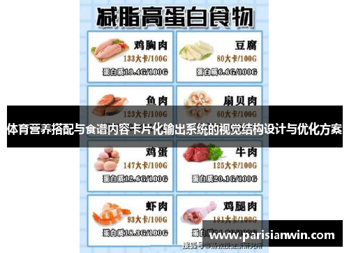 体育营养搭配与食谱内容卡片化输出系统的视觉结构设计与优化方案